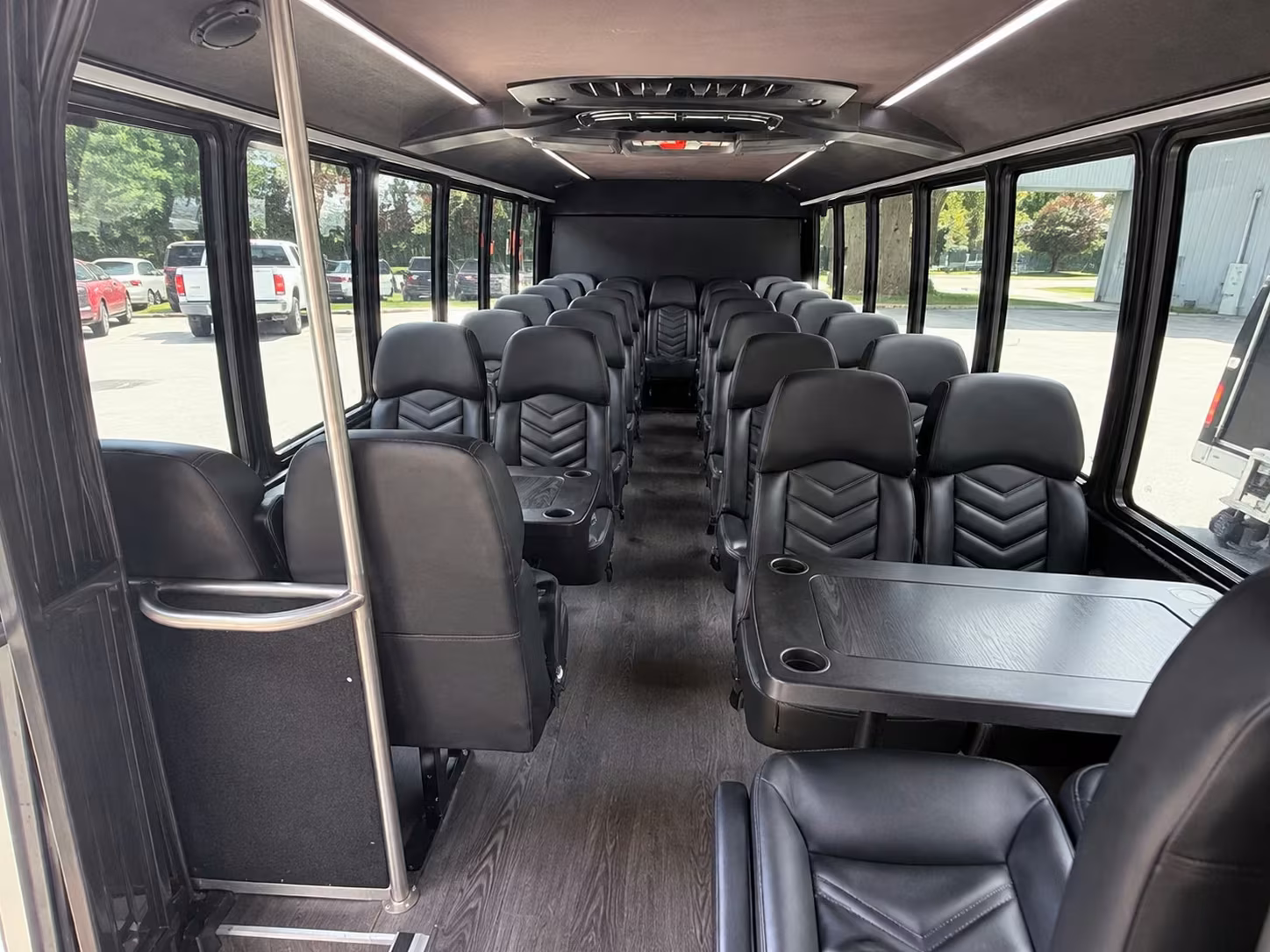 18 passenger minibus inside