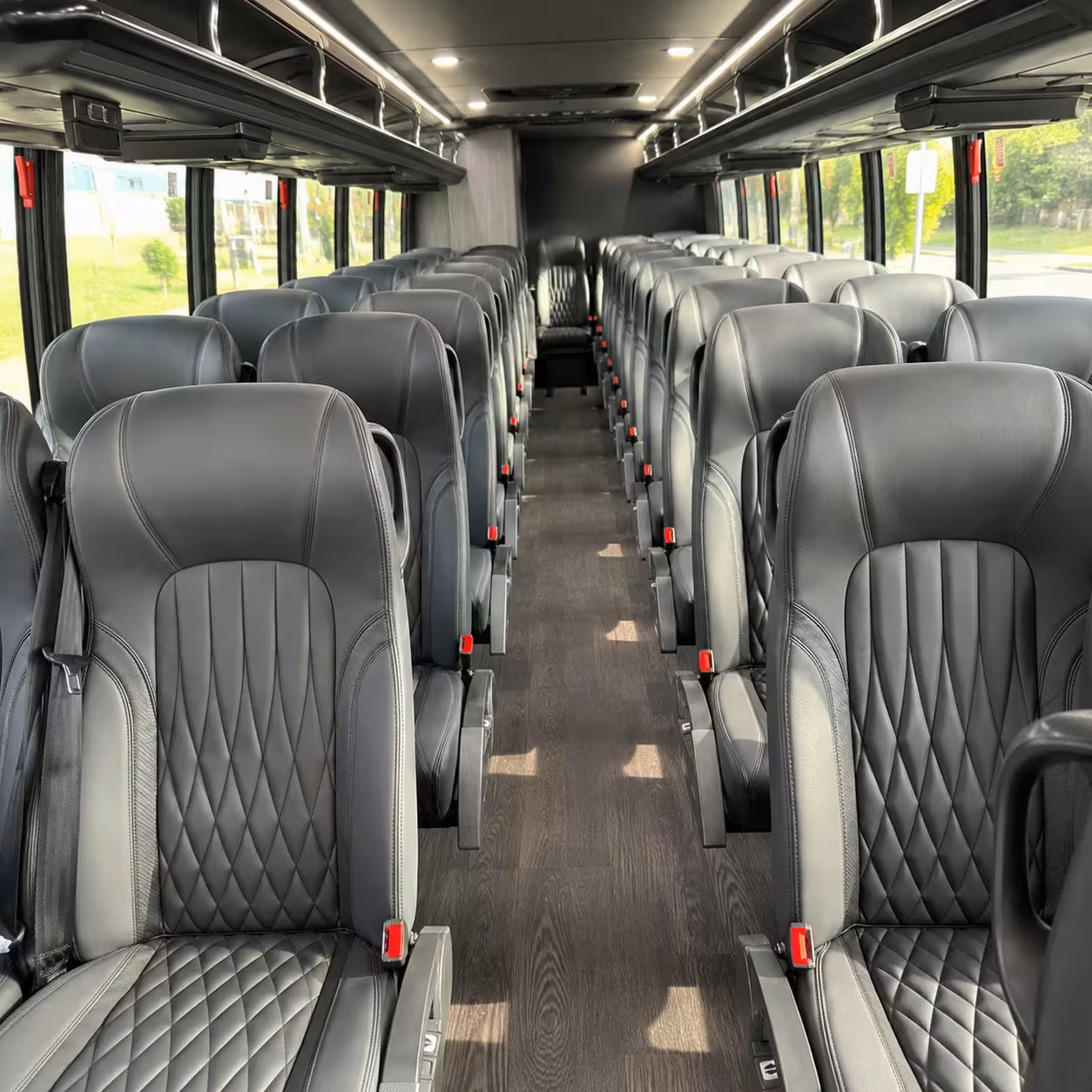 25 passenger minibus inside