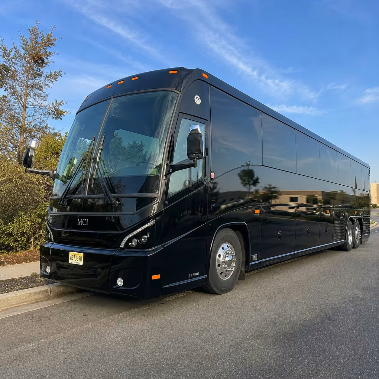 long distance government military charter buses from pasadena