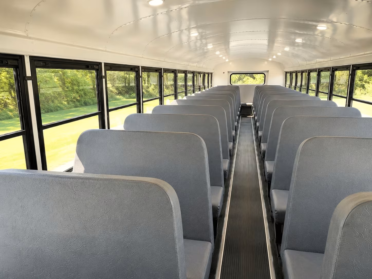 school bus interior