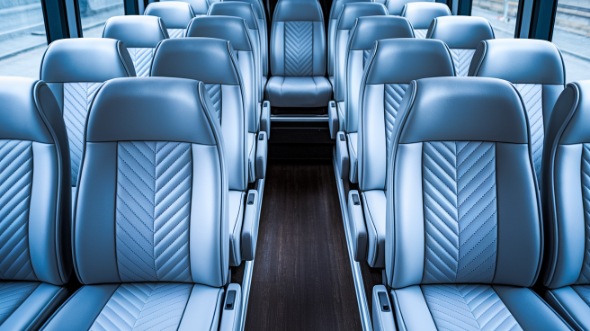 18 passenger minibus interior