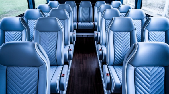 25 passenger minibus interior