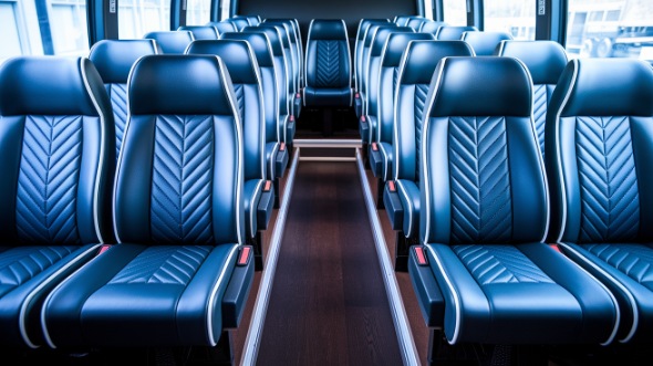 pasadena 15 passenger minibus inside