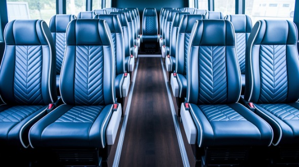 pasadena 18 passenger minibus inside