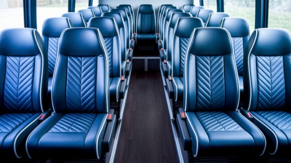 pasadena 20 passenger minibus inside