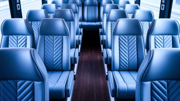 pasadena 30 passenger minibus inside