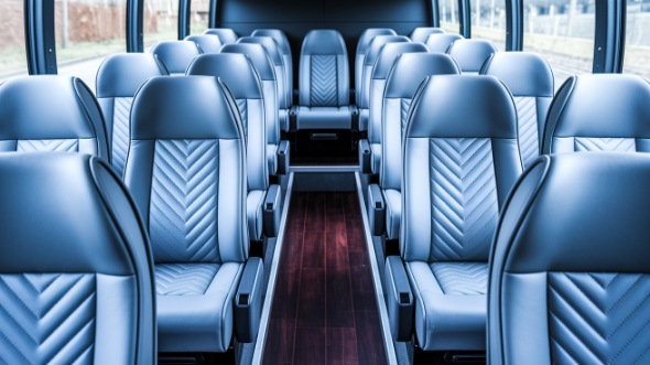 pasadena 35 passenger minibus inside