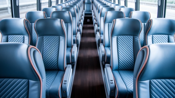 pasadena 50 passenger charter bus interior
