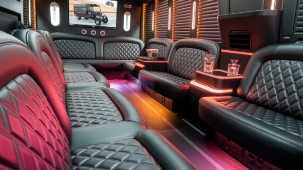 sprinter limo rental interior